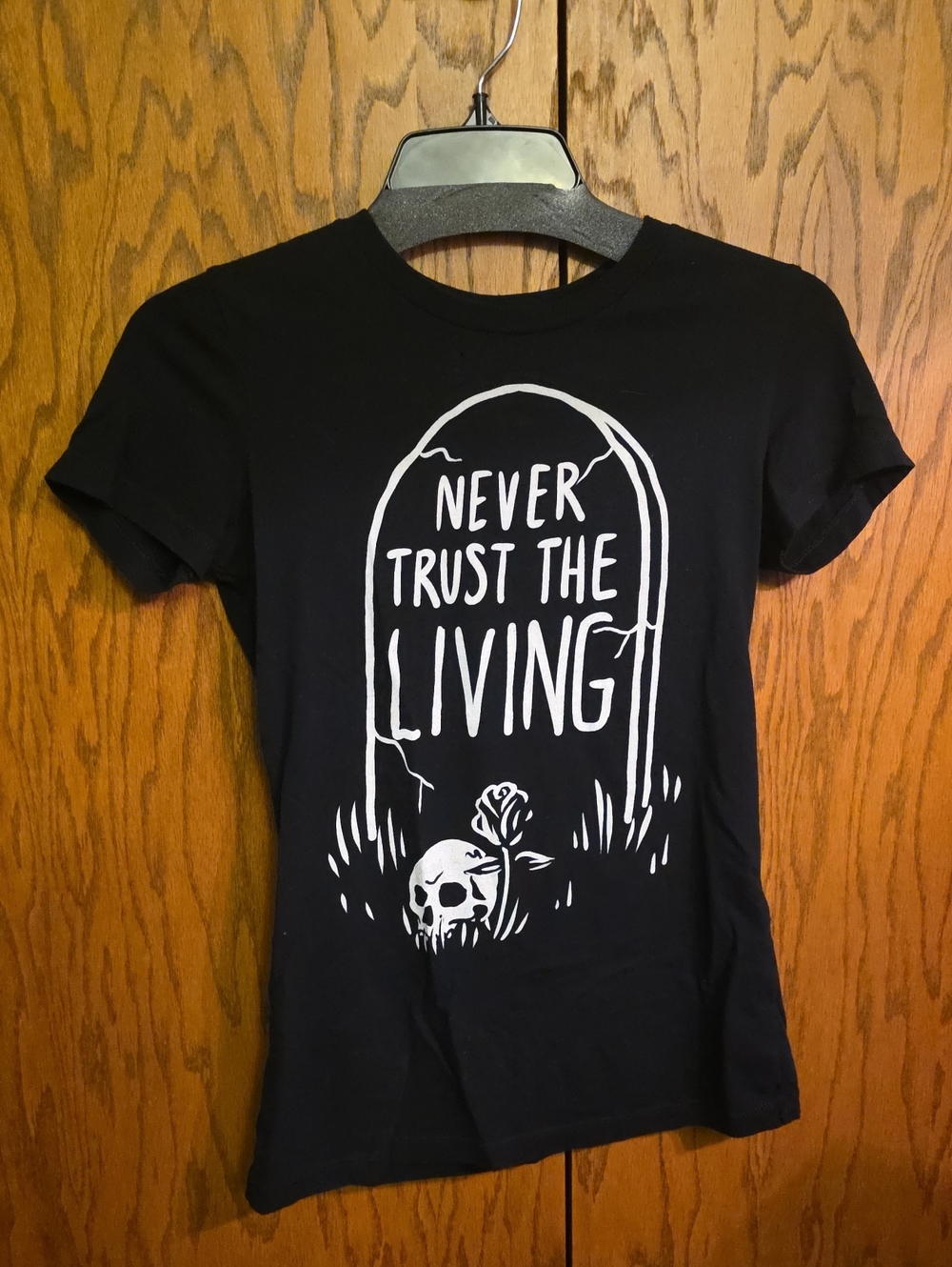 Blackcraft Cult "Never Trust The Living" Black Tee Size Medium